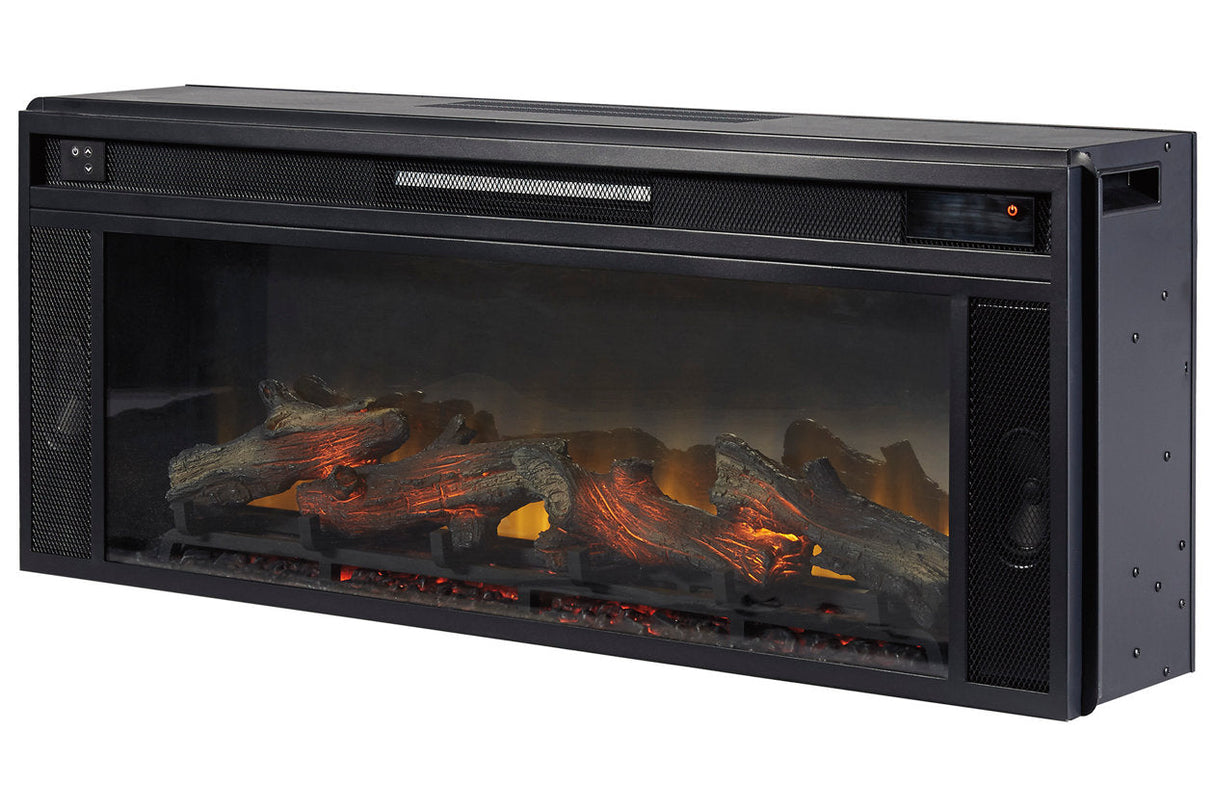 Entertainment Accessories Black Fireplace Insert