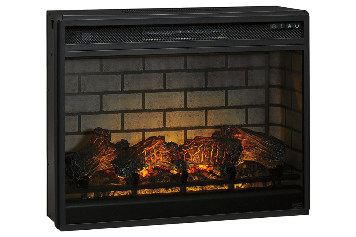 Entertainment Accessories Black Electric Infrared Fireplace Insert