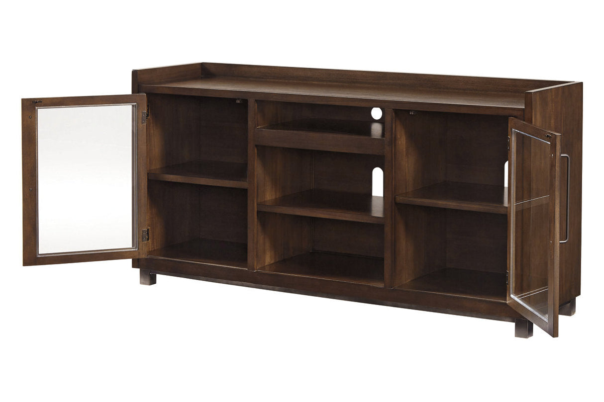 Starmore Brown/Gunmetal 3-Piece Entertainment Center