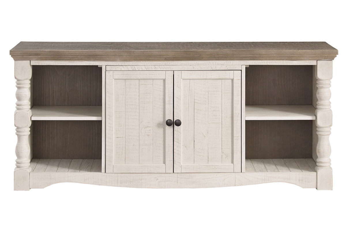 Havalance Two-tone 4-Piece Entertainment Center