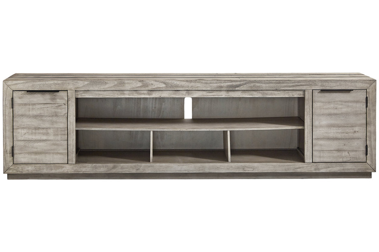 Naydell Gray 92" TV Stand