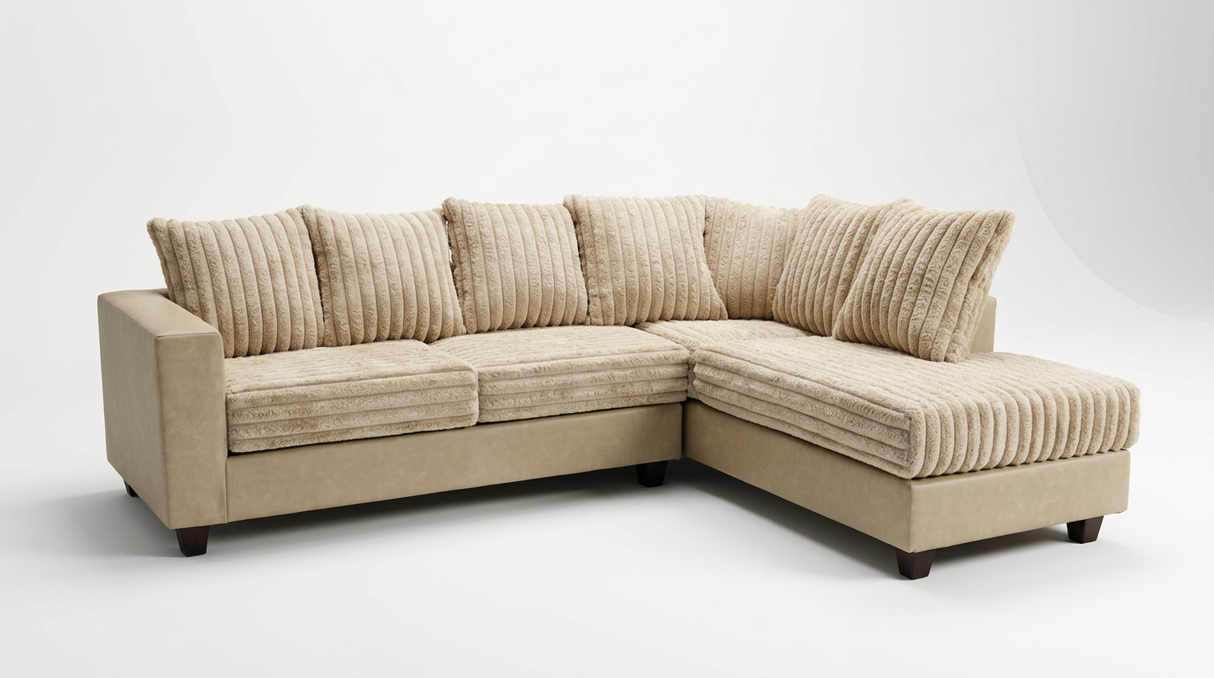 Costa Brown RAF 2-Piece Sectional
