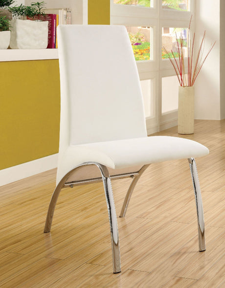 Wailoa White Side Chair by Furniture of America at Eve Furniture