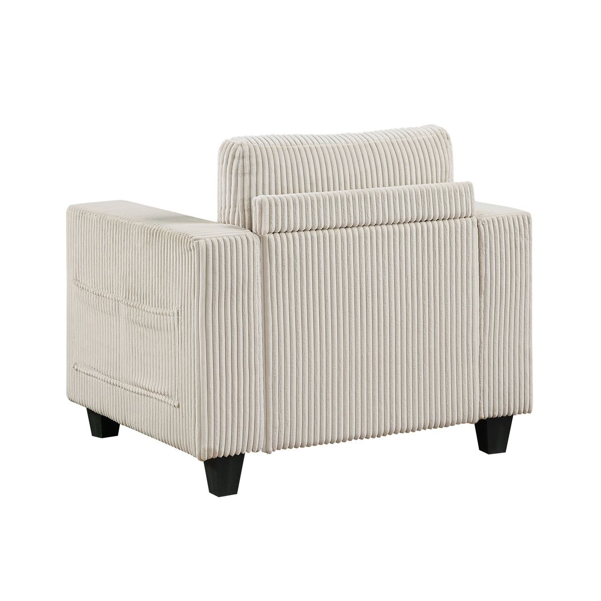 Walterboro Beige Chair with Storage Pouches by Homelegance at Eve Furniture