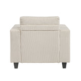 Walterboro Beige Chair with Storage Pouches by Homelegance at Eve Furniture