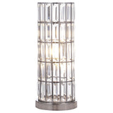 Wanda Black 20-inch Crystal Shade Bedside Table Lamp by Coaster at Eve Furniture