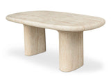 Warby Beige Outdoor Dining Table