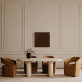 Warby Beige Outdoor Dining Table by Moe's Home at Eve Furniture