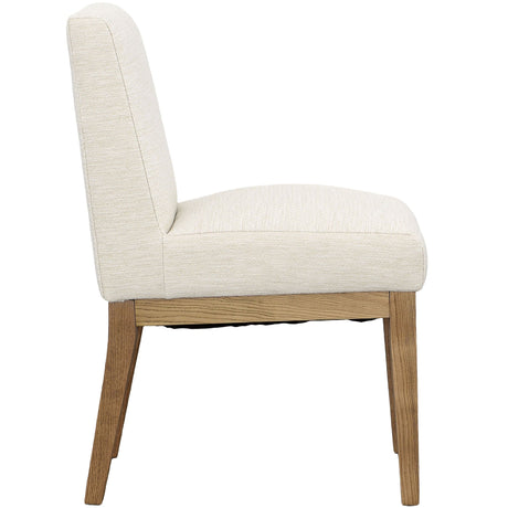 Weilan Dining Chair, Cream, Set of 2 by Dovetail at Eve Furniture