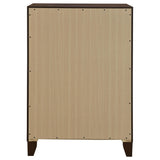 Welsley Walnut 4-drawer Chest of Drawers by Coaster at Eve Furniture