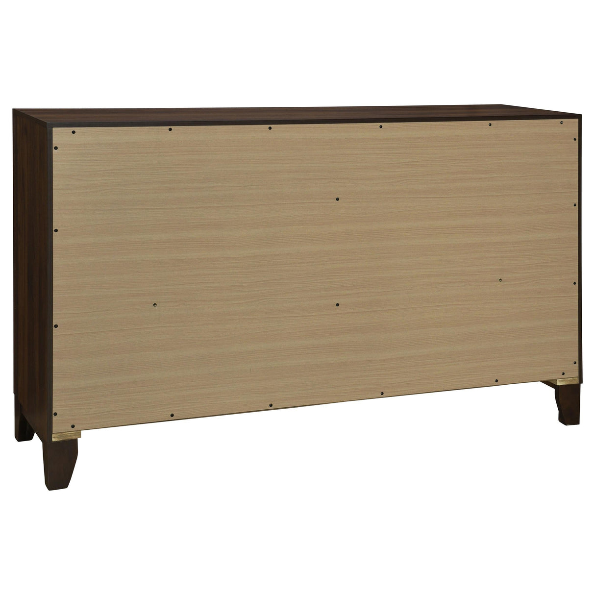 Welsley Walnut 6-Drawer Dresser Cabinet by Coaster at Eve Furniture