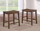 Westlake Chestnut Brown 5-Piece Counter Height Dining Set by Steve Silver at Eve Furniture