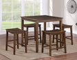 Westlake Chestnut Brown 5-Piece Counter Height Dining Set by Steve Silver at Eve Furniture