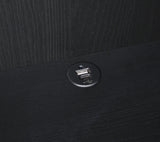 Westpark Black 3-Shelf Bookcase with Lockable Drawer and USB Ports by Coaster at Eve Furniture