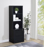 Westpark Black 3-Shelf Bookcase with Lockable Drawer and USB Ports by Coaster at Eve Furniture