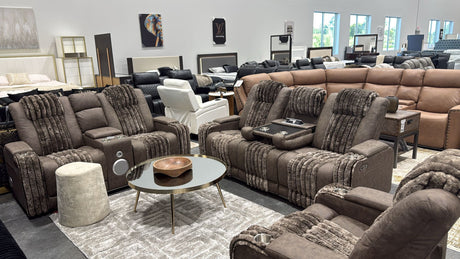 Lita Brown Reclining Living Room Set by New Era Innovations at Eve Furniture