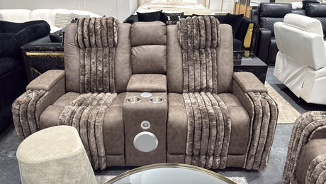 Lita Brown Reclining Living Room Set by New Era Innovations at Eve Furniture