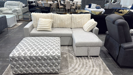 Nori Beige Sofa Chaise by New Era Innovations at Eve Furniture