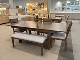 Everly Brown Dining Set by Crown Mark at Eve Furniture