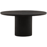 Wilber Dining Table, Black by Dovetail at Eve Furniture