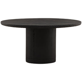 Wilber Dining Table, Black by Dovetail at Eve Furniture