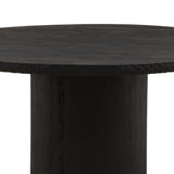 Wilber Dining Table, Black by Dovetail at Eve Furniture