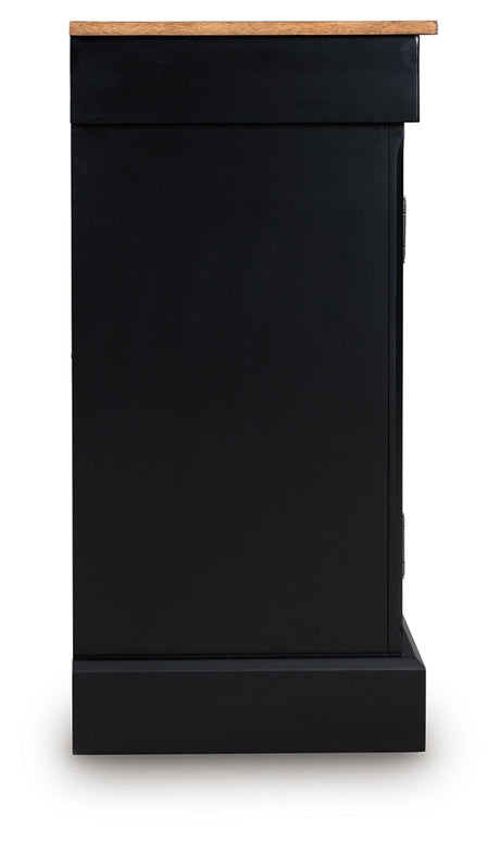 Wildenauer Brown/Black Dining Buffet by Ashley at Eve Furniture