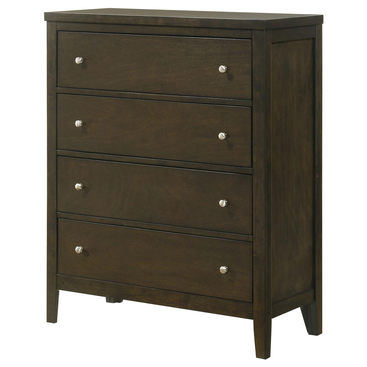 Wilkes Dark Cocoa 4-Drawer Chest by Coaster at Eve Furniture