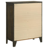 Wilkes Dark Cocoa 4-Drawer Chest by Coaster at Eve Furniture