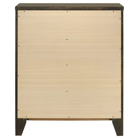 Wilkes Dark Cocoa 4-Drawer Chest by Coaster at Eve Furniture