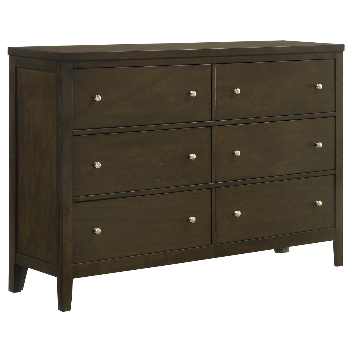 Wilkes Dark Cocoa 6-Drawer Dresser by Coaster at Eve Furniture