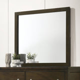 Wilkes Dark Cocoa Dresser Mirror by Coaster at Eve Furniture