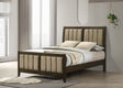 Wilkes Dark Cocoa Upholstered Full Bed by Coaster at Eve Furniture
