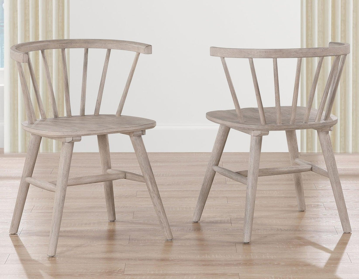 Willow Solid Wood Dining Chair, Tan by Steve Silver at Eve Furniture