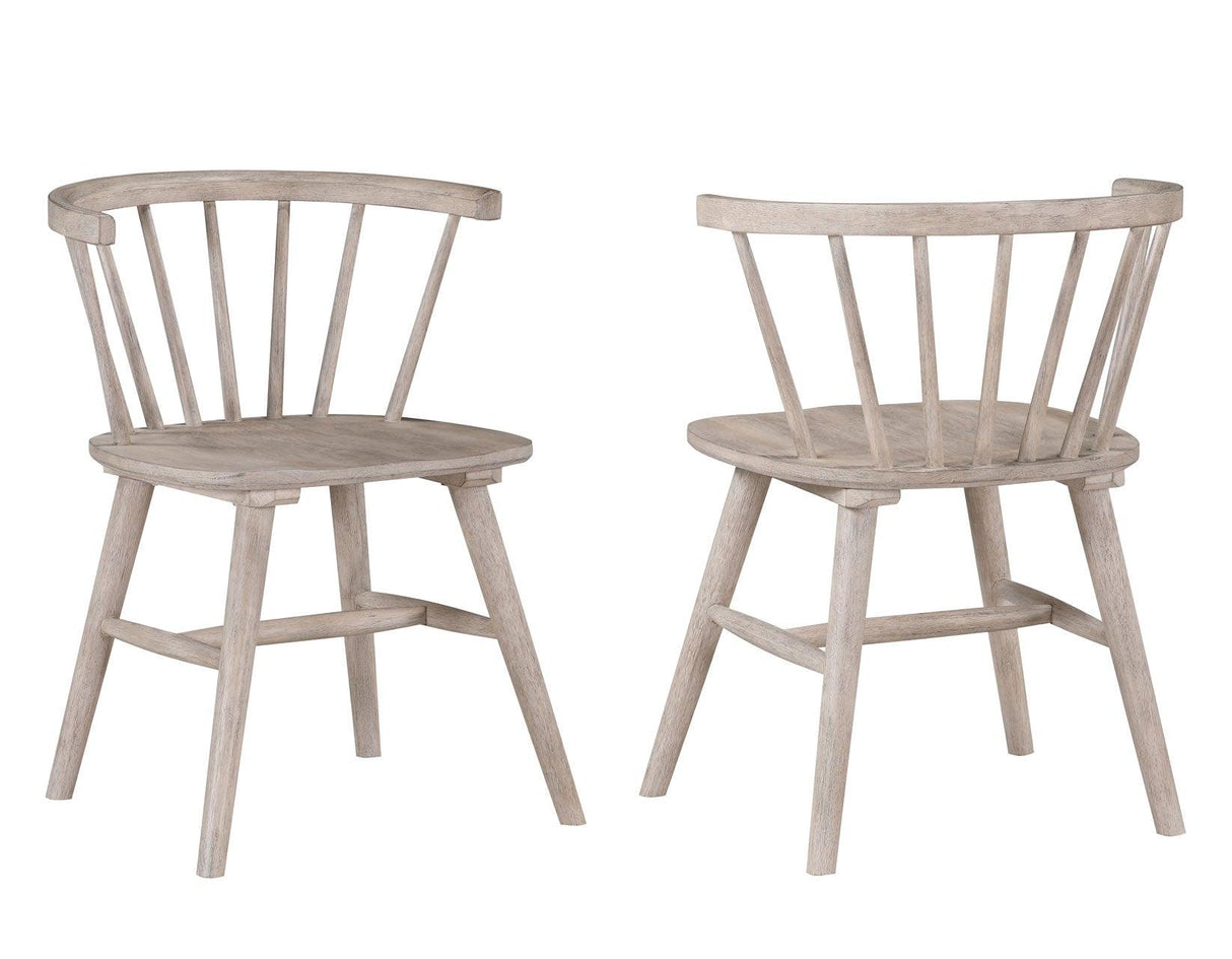 Willow Solid Wood Dining Chair, Tan by Steve Silver at Eve Furniture