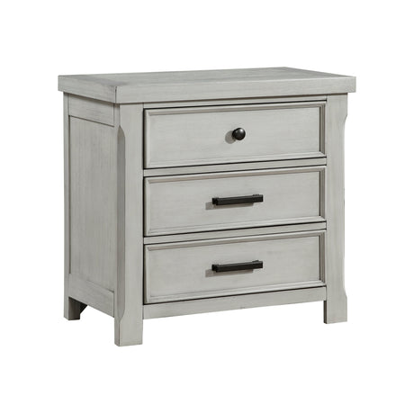 Willowbrook Light Gray Nightstand by Homelegance at Eve Furniture