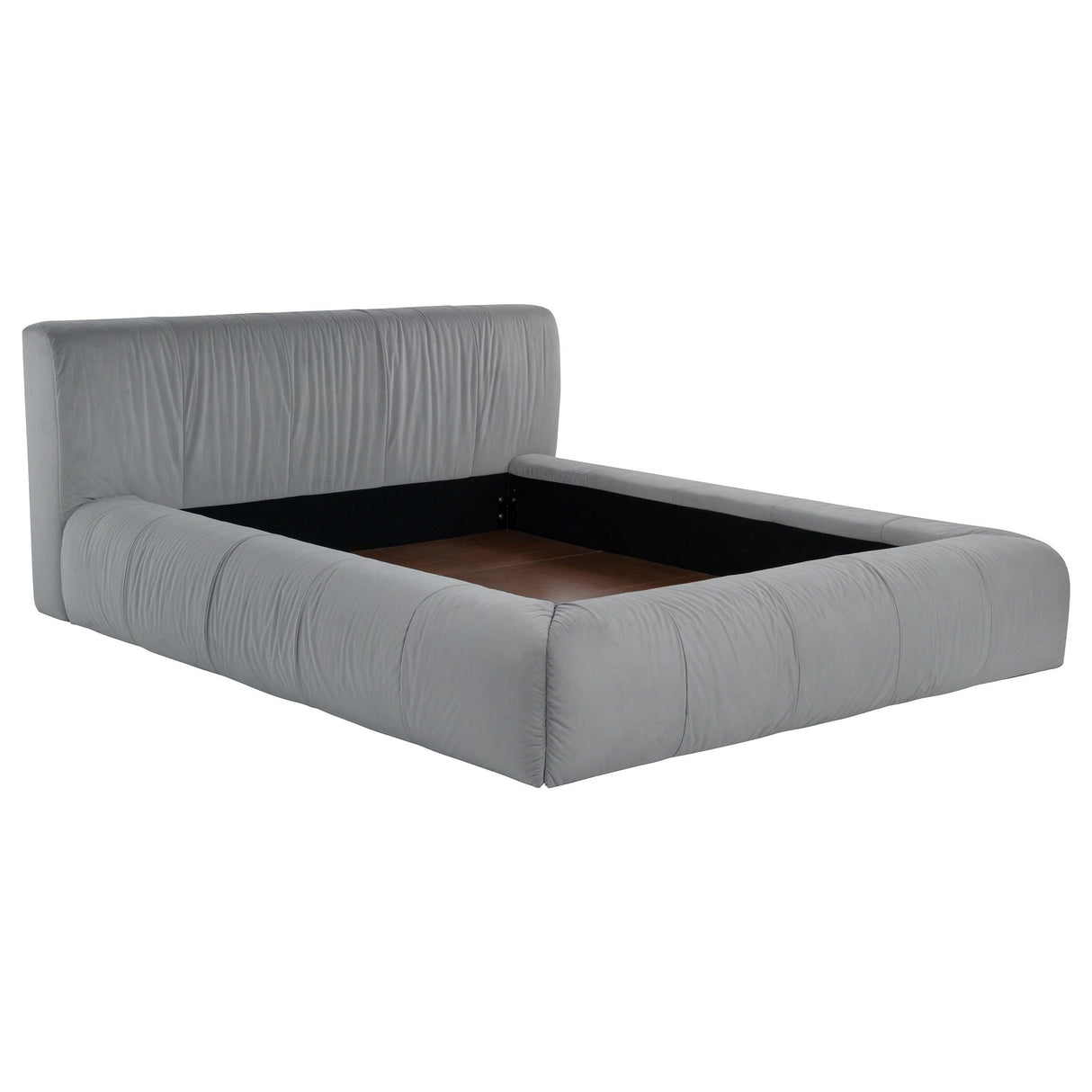 Wilshire Upholstered California King Platform Bed Grey by Coaster at Eve Furniture