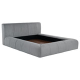 Wilshire Upholstered California King Platform Bed Grey by Coaster at Eve Furniture
