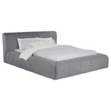 Wilshire Gray Upholstered Eastern King Platform Bed by Coaster at Eve Furniture