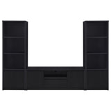 Winfield Black 3-Piece Entertainment Center 60-inch TV Stand by Coaster at Eve Furniture