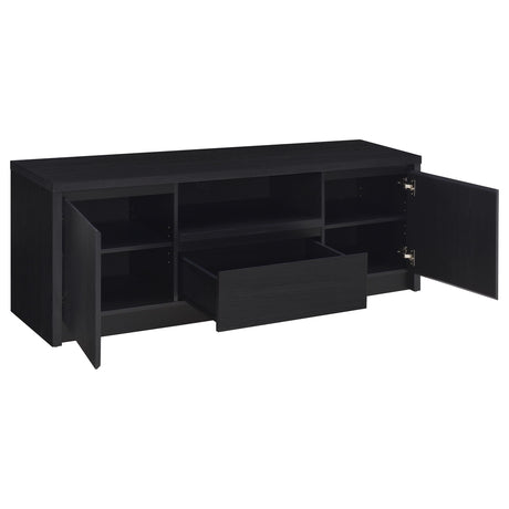 Winfield Black 3-Piece Entertainment Center 60-inch TV Stand by Coaster at Eve Furniture