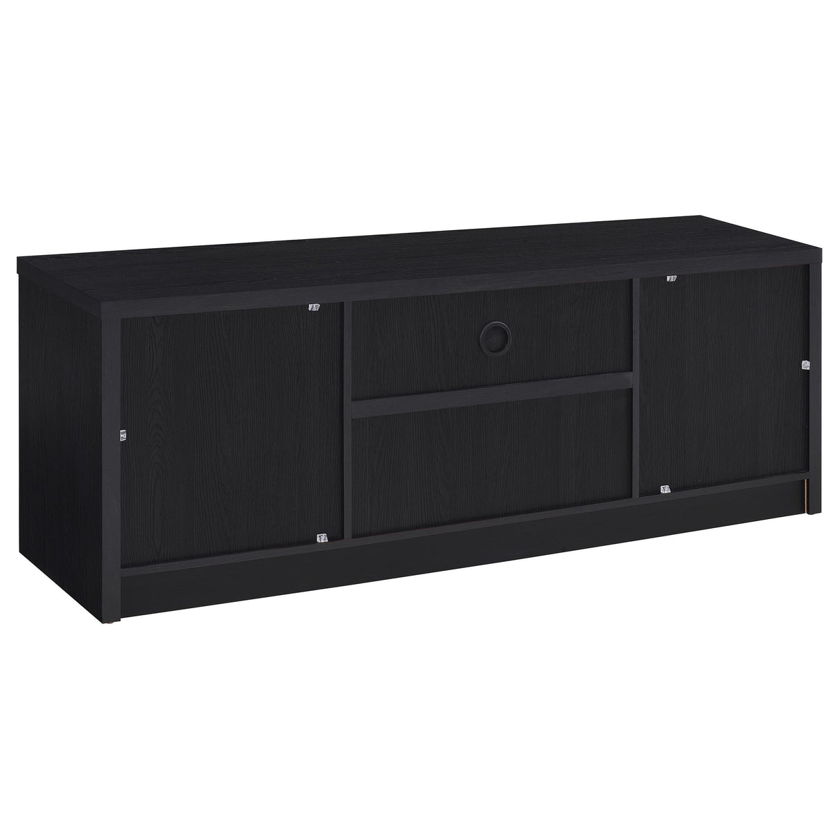 Winfield Black 3-Piece Entertainment Center 60-inch TV Stand by Coaster at Eve Furniture