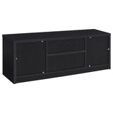 Winfield Black 3-Piece Entertainment Center 60-inch TV Stand by Coaster at Eve Furniture