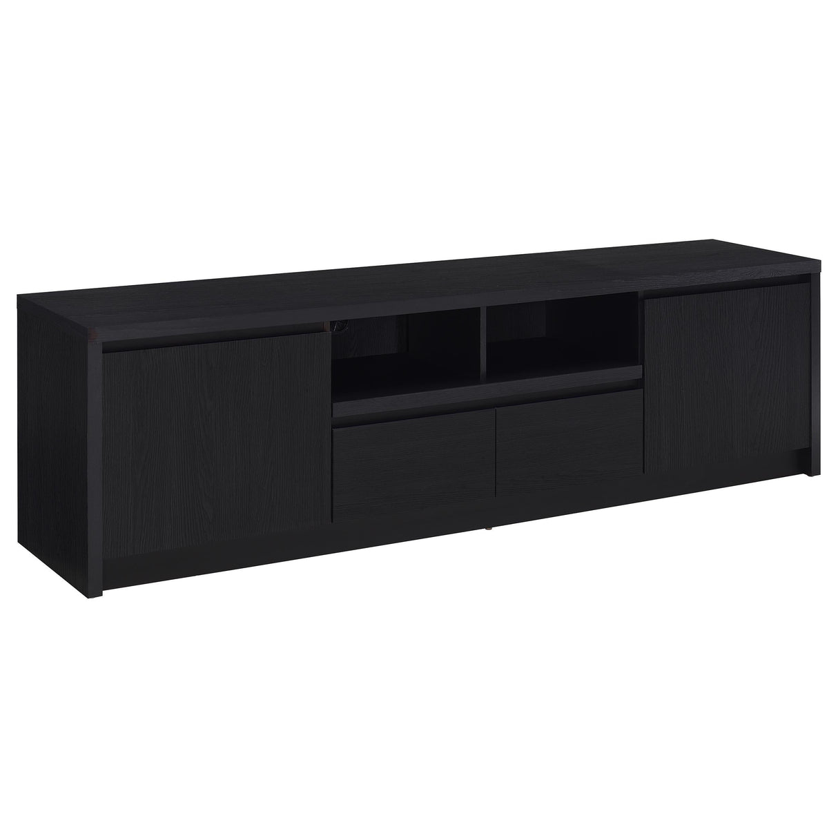 Winfield Black 3-Piece Entertainment Center 78-inch TV Stand by Coaster at Eve Furniture