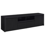 Winfield Black 3-Piece Entertainment Center 78-inch TV Stand by Coaster at Eve Furniture