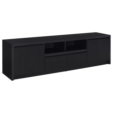 Winfield Black 3-Piece Entertainment Center 78-inch TV Stand by Coaster at Eve Furniture