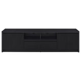 Winfield Black 3-Piece Entertainment Center 78-inch TV Stand by Coaster at Eve Furniture