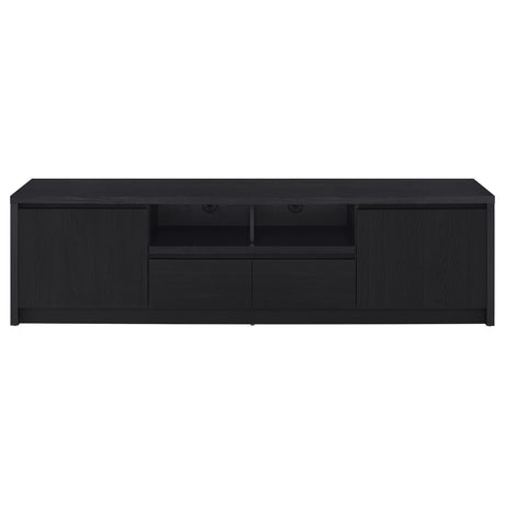 Winfield Black 3-Piece Entertainment Center 78-inch TV Stand by Coaster at Eve Furniture