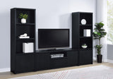 Winfield Black 60-inch 2-Door TV Stand Media Console by Coaster at Eve Furniture