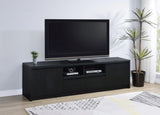 Winfield Black 78-inch 2-Door TV Stand Media Console by Coaster at Eve Furniture